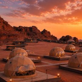Desert Star of Wadi Rum, hotel i Disah