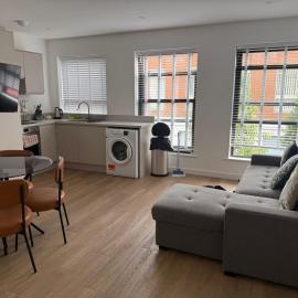 Spacious Modern 1 Bed Apartments in St Neots - Perfect for Contractors & Professionals - Free Parking - WiFi - Fully Equipped Kitchen - Smart TV Ideal for Work Stays and Long Projects, hotel a Saint Neots