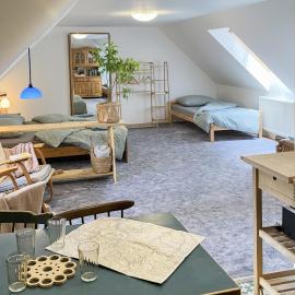 Malé Labe - klidné ubytování v Krkonoších s terasou, hotel u gradu Prosečné