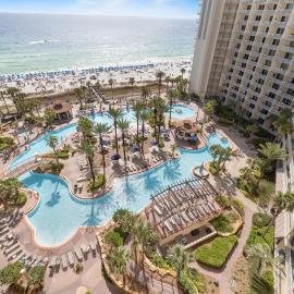 Shores of Panama 2BR Condo 11th Floor, Lagoon Pool, Gulf Views, Walk to Dining & Beach