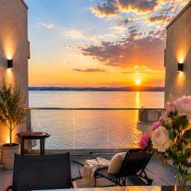 Penthouse Mamaia Panoramic Sea and Lake View