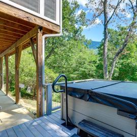 Spacious Home w/ Hot Tub & Views in Black Mountain