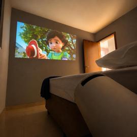 Apartamento Cinema 7 Min do Centro Até 6 Hóspedes