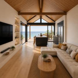 Villa Vai Ora - 3 chambres, piscine et vue lagon