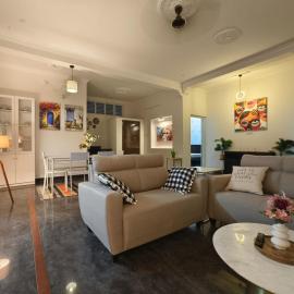 Urban Boho Retreat - Spacious 2 & 3BHK Apartments near KR Puram