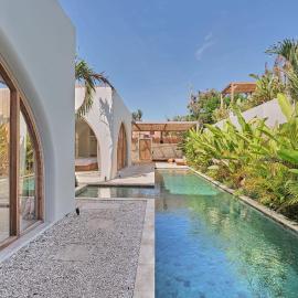2BR Boho Chic Villa 2 minutes to Nunggalan Beach, hotel v destinácii Badung