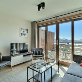 ARC 1600, Résidence Premium LE RIDGE, Appartement 06 personnes Duplex Vue Montagne - Ski aux pieds - Sauna, Hammam, Piscine intérieure chauffée, Salle de sport & fitness