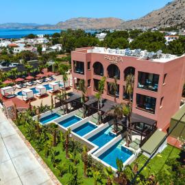 Palmea Suites, hotel a Pefki Rhodes