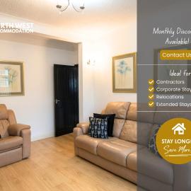 Warrington 3-Bedroom House Near Birchwood & Omega, Hotel in Warrington