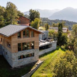 Villa moderne avec Jacuzzi - ski - golf, hotel a Icogne