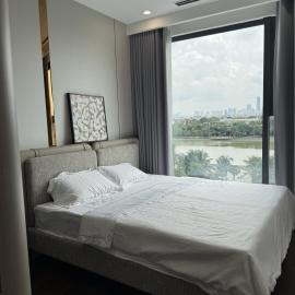 1BR with 2 beds, view hồ, tầng thấp, cực chill, Vinhomes Smart City Tây Mỗ