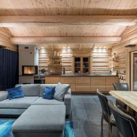 Exclusive and cozy log cabin in Kvitfjell