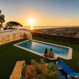 Villa con piscina privada climatizada 29ºC