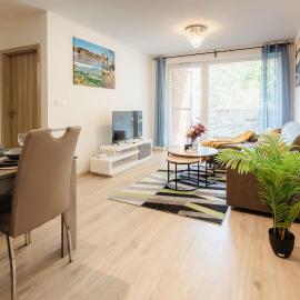 BNB Luzna Apartment with Balcony and Parking