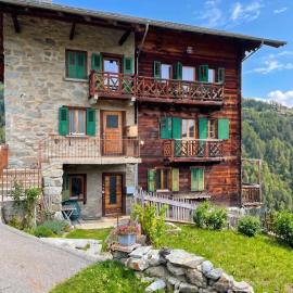 Apartment with Mountain View in Mont-Noble, 85 m², hotell i Mase