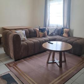 Cozy 2 BR with 3 Beds, AC & Hot Shower at Buxton Point Apartments Off RG Road Gate A