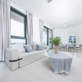 Stylish 2BR in Blue Bay Walk Ajmal Makan