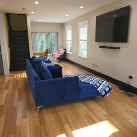 Cheerful 3 bedroom and a sleeper couch in basement