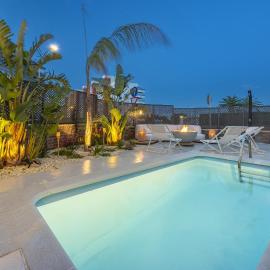 Vacalm Villa Judit - Beachfront Villa with Pool, Spa, BBQ, Fire Pit & Mini Golf