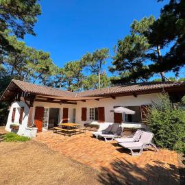 Villa Calme entre Océan et Lac - 8 Pers - 4 Ch - Terrasse - BBQ - Jardin - Biscarrosse Plage - FR-1-319-418