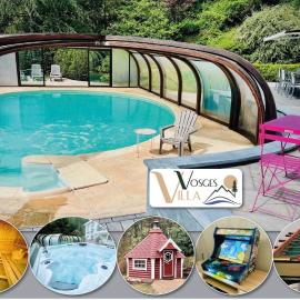 Villa 250m2 avec PISCINE chauffée & SPA & kota-grill & sauna, hotel in Saint Die