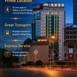 Mercure Chengdu Chunxi Road Tianfu Square, hotel a Chengdu