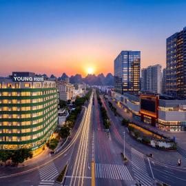 YOUNG Hotel Guilin -Mixc Mall、桂林市のホテル