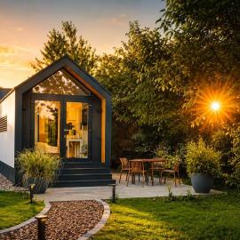 Forest Garden Lodge Viel Platz Natur Erholung、エフリンゲン・キルヒェンのホテル