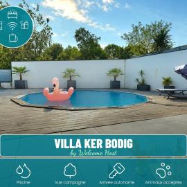 Villa Kerbodig, Piscine et nature, 6 chambres