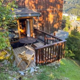 Chalet chaleureux à Courchevel avec vue sur la montagne