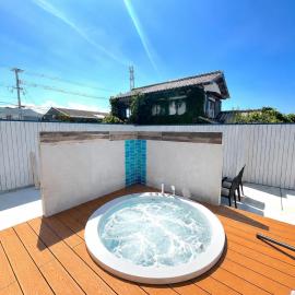 Newly built in July Bleu de Itoshima3 Itoshima sea breeze BBQ jacuzzi sauna 10ppl max