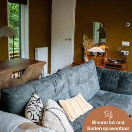 Boshuis Buiten - Houten huis in Veluwse bos met haard & buitenbad, готель у місті Нюнспет