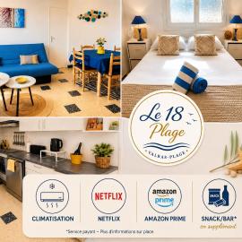 Le 18 plage, hotel u gradu Valra-Plaž
