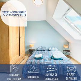 Villa lumineuse avec jardin clos - Proche plage