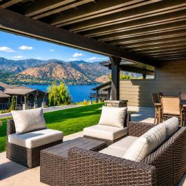 Luxury Condo E1 Hot tub at Wapato Point Chelan
