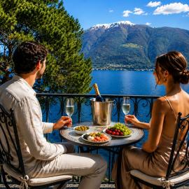 Rivalago - Lake front apartment on Lake Promenade，布里薩戈的飯店