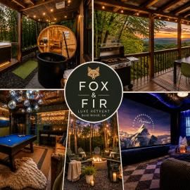 The Fox & Fir Luxe Retreat- Sauna & Cold Plunge, Hotel in Blue Ridge