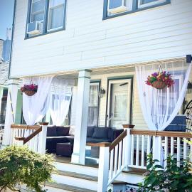 The 1889 Modern Victorian 6BR House Sunroom 1 Block to Sandy Beach Beach Badges Included Walk to Asbury Park Nightlife Dog Friendly