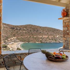 Marilia Village Spathi Kea Villa kokkoras, hotell i Spathi 