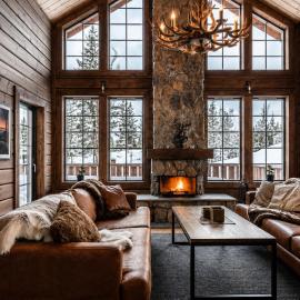 Idre Mountain Lodge, rymligt fjällhus med bastu