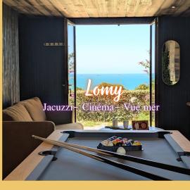 Refuge Lomy- Jacuzzi vue mer- Cinéma et Billard