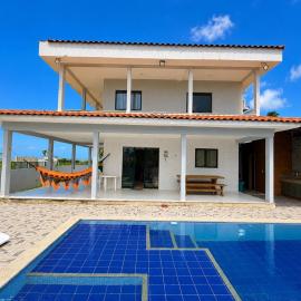 Casa Vista Mar Maragogi- Pé na areia 5 quartos, hotell sihtkohas Peroba