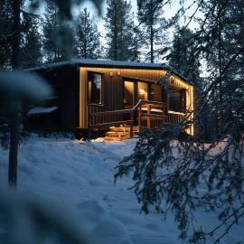 Nature Cabin for Remote work and Adventures in Yllas, viešbutis mieste Kolaris