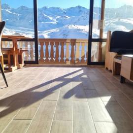 Vue panoramique Val Thorens Appart 49 m2 résidence calme