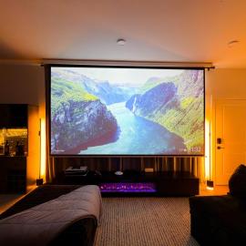 1 Block to Beach 150" Theater PS5 Arcade