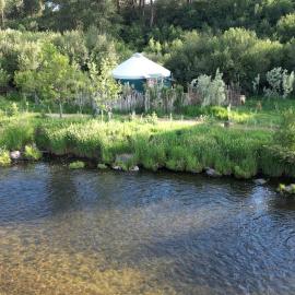 Glamping Yurt with Firepit, Hammock & Wood Stove in Garden Valley, Idaho, hotel in Garden Valley