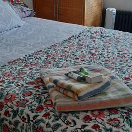 One bedroomed room in quirky house