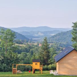 Fraseryja domek w Bieszczadach