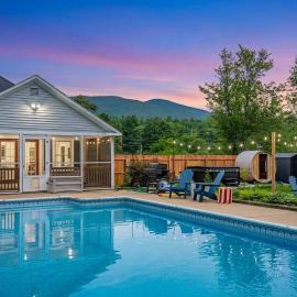 Mountain Getaway Sauna Outdoor Games Hot Tub