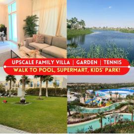 Damac Hills 2 Villa Pool Front + Waterpark Access, ξενοδοχείο σε ‘Ūd al Bayḑāʼ